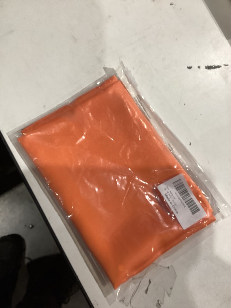 Condition photo showing New/Like New for Fashion Scarf Wrap, Bandanas for Women, Versatile Hair Bandana, Ideal for Sleep and Daily Use P24011 Orange