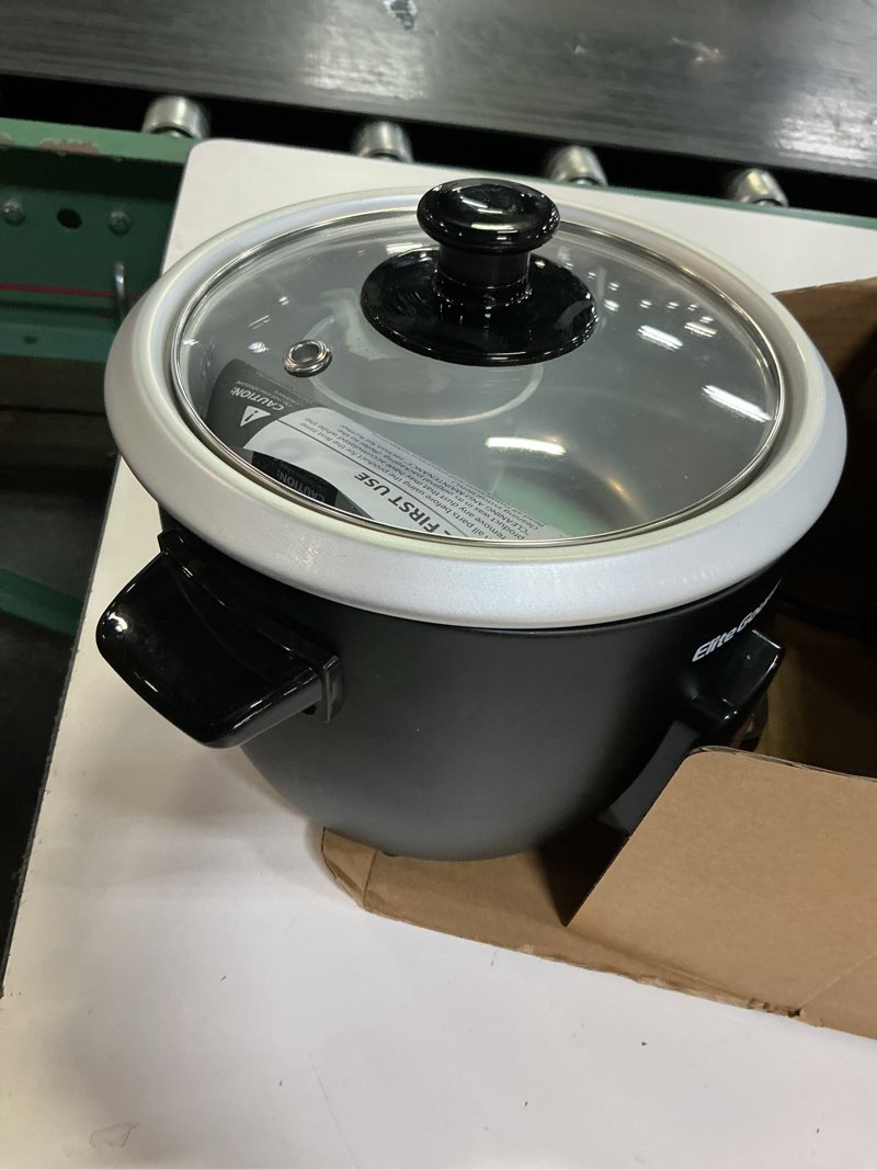 Condition photo showing Good Condition for crock-pot electric lunch box 20-ounce portable food warmer black licorice perfect for travel on-the-go & office use | stylish spill-free & dishwasher-safe | ideal men & women's gifts