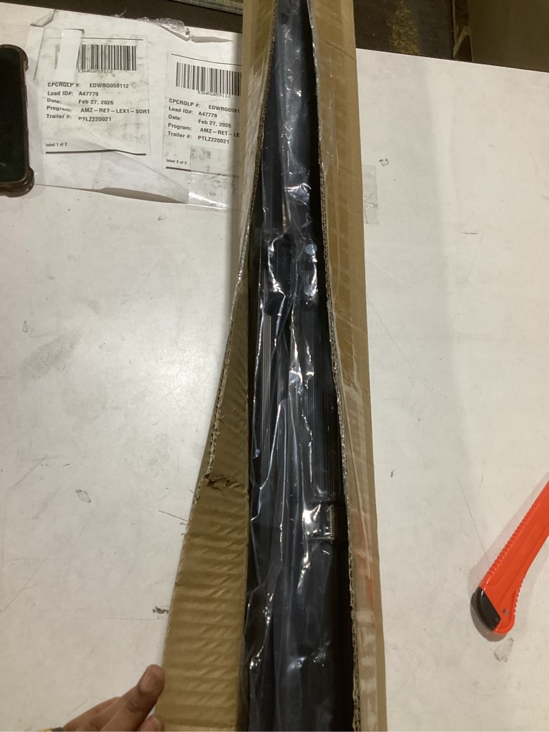 Condition photo showing New/Like New for Falling in Art Aluminum Flip Chart Display Easel Stand with Adjustable Floor for Boardroom, Whiteboard, Paper Pads, Signage, 63 1/2'' High, Black Black 1-Pack