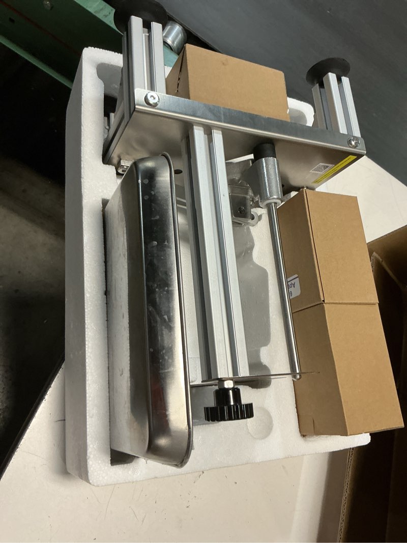 Condition photo showing As Is for VEVOR Commercial Vegetable Fruit Chopper 3/8? Blade Heavy Duty Professional Food Dicer Kattex French Fry Cutter Onion Slicer Stainless Steel for Tomato Peppers Potato Mushroom, Sliver