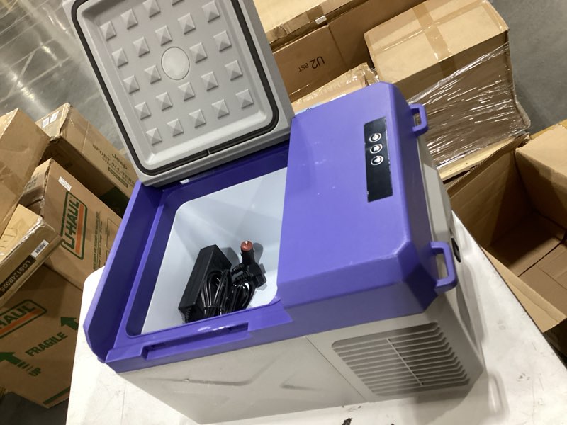 Condition photo showing Good Condition for 12 volt refrigerator, 32qt(30l) compressor electric cooler, 12v fridge -4?-68?, car refrigerator 12/24v dc & 100-240v ac for camping, fishing, travel, home