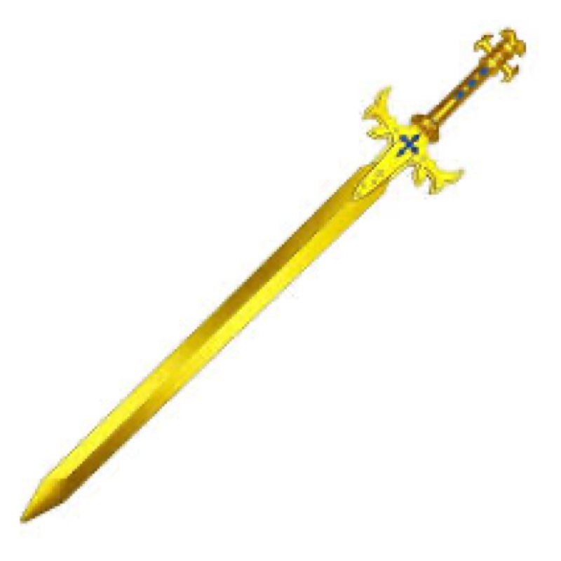 KinStore 49" Fantasy Anime Style Foam Monado Sword Replica for Cosplay Collection