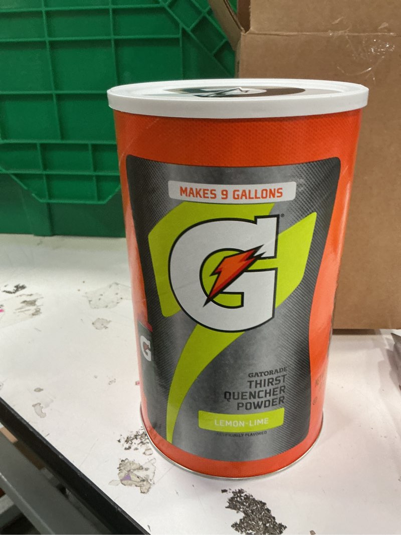 Condition photo showing New/Like New for Gatorade Thirst Quencher Powder, Lemon Lime, 76.5 Ounce,Pack of 1