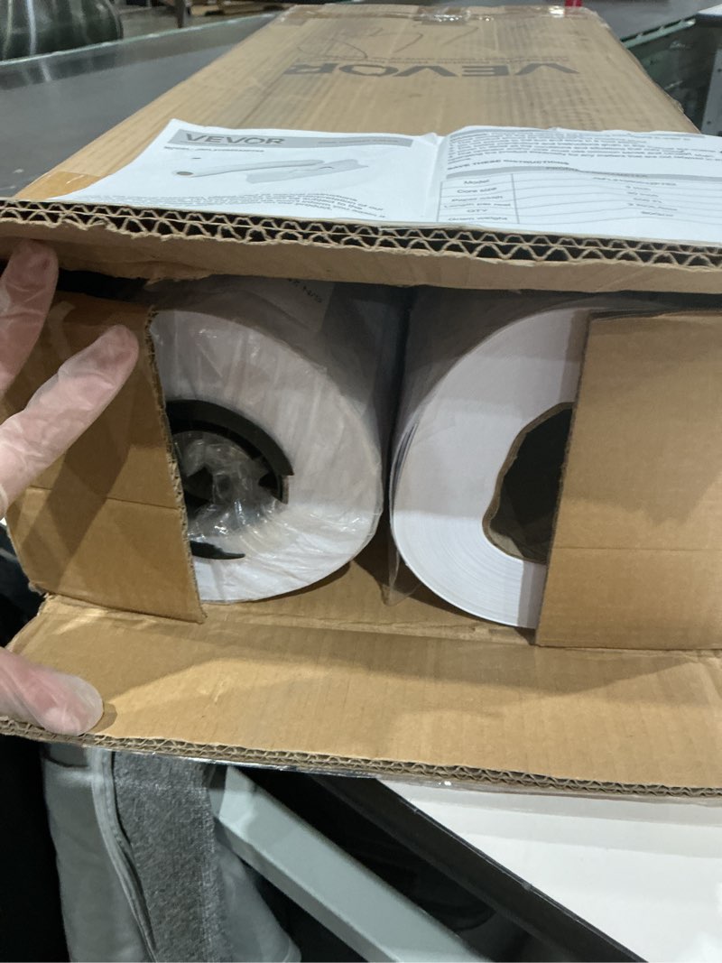 Condition photo showing Good Condition for vevor wide format paper, 30 in x 500 ft plotter roll, 2 rolls cad bond rolls with 3 in core, 20 lb bond paper rolls, ideal for cad drawings, engineering plans, gis maps, and architectural designs 30 in x 500 ft 2 rolls
