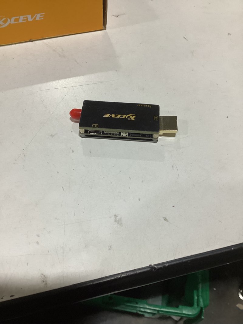 Condition photo showing As Is for HDMI Wireless Transmitter and Receiver with USB Mouse/Keyboard Port, with KVM Function Wireless Extender Kit with Antenna, No Shell Desigh for Better Heat Dissipation, 200m/656ft Range HDMI to HDMI Wireless Kit