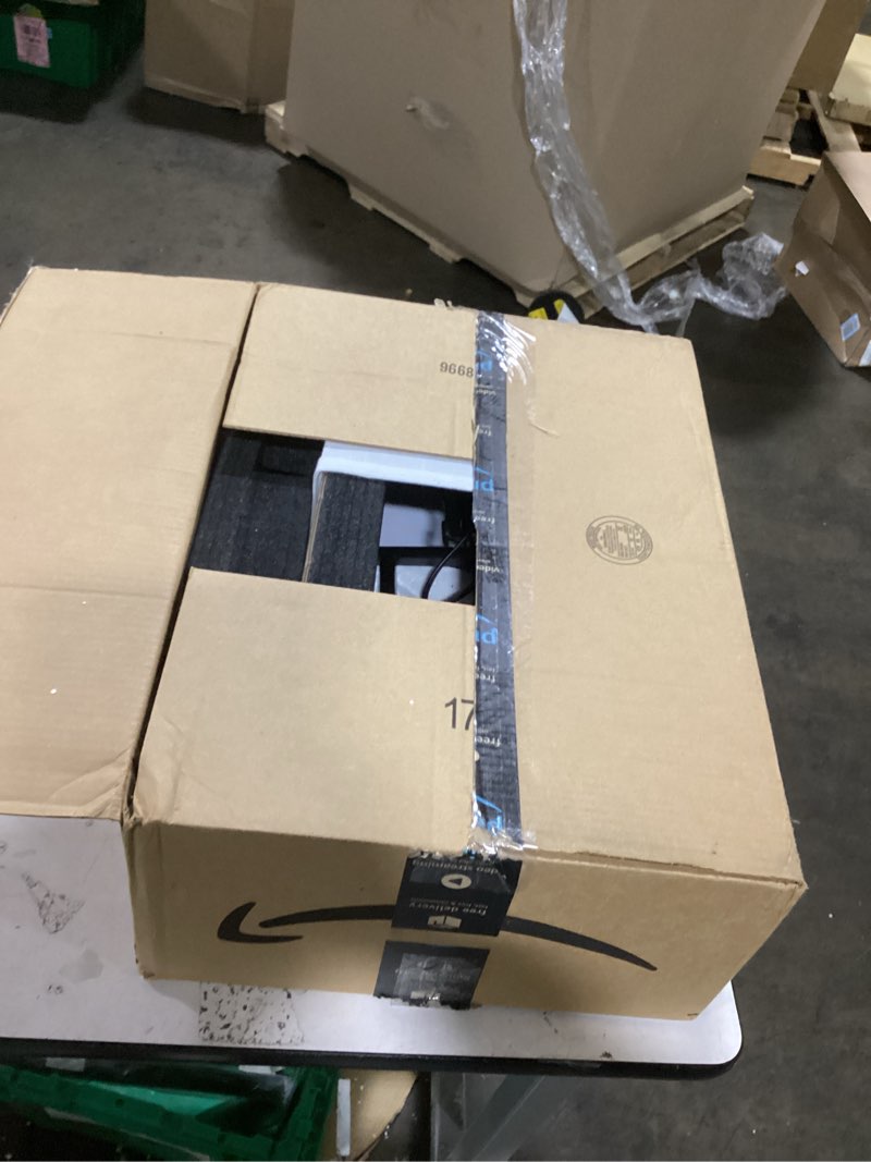 Condition photo showing Good Condition for Fully Dimmable Medium Table Lamp for Bedroom with Type C/USB Charging Port and 1 AC Outlet White Shade 21.38" Bedside Nightstand Lamp for Bedroom Living Room Office and Hotel Bulb Included Rotary Switch-Black