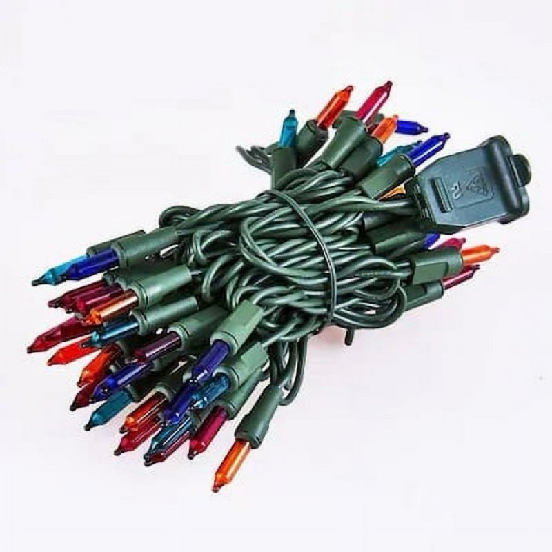 Holiday Living 100--Count Multi Mini Christmas L1100120MU12