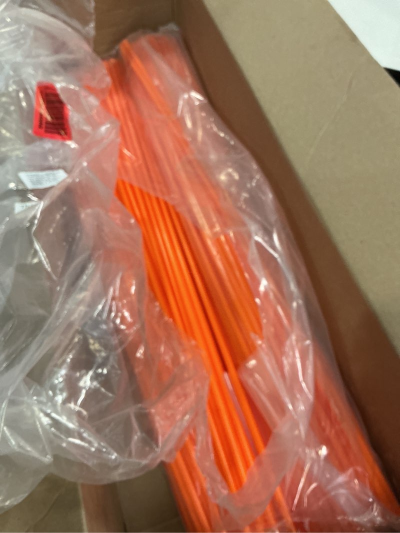 Condition photo showing Good Condition for ((Similar))Plastic Snow Plow Stakes/Driveway Markers / 3/8\" Diameter /  (36-inch Length, Orange) 36-inch length Orange