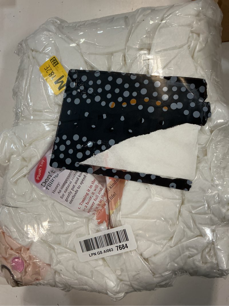 Condition photo showing Good Condition for ryttir 40 inch 15% chubbier large llama stuffed animal,soft weighted alpaca plush stuffed llamas body pillow for kids and adults - perfect valentine llama gifts for cuddling and room decoration 40" white alpaca