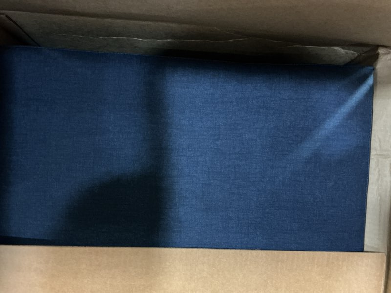 Condition photo showing Good Condition for arden outdoor deep seat bottom cushion, 24 x 24, rain-proof, fade resistant 24 x 24, sapphire blue leala
