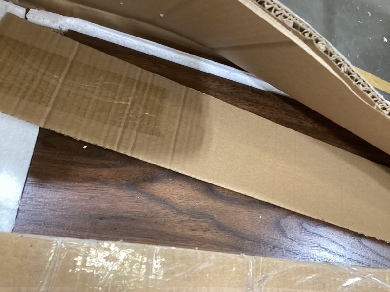 Condition photo showing New/Like New for FATORRI Bench with Shoe Storage for Entryway, Wooden Shoe Benches with Flip Door and Drawers, Entry Way Shoes Organizer Cabinet for Living Room Mudroom (Dark Walnut)