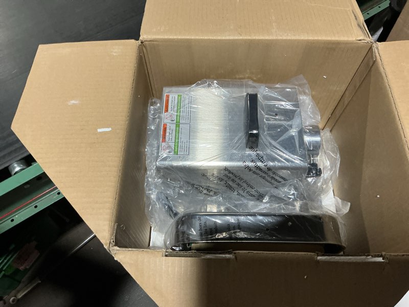 Condition photo showing New/Like New for LEM Products BigBite #8 Meat Grinder, 0.50 HP Stainless Steel Electric Meat Grinder Machine, Ideal for Regular Use Grinder #8