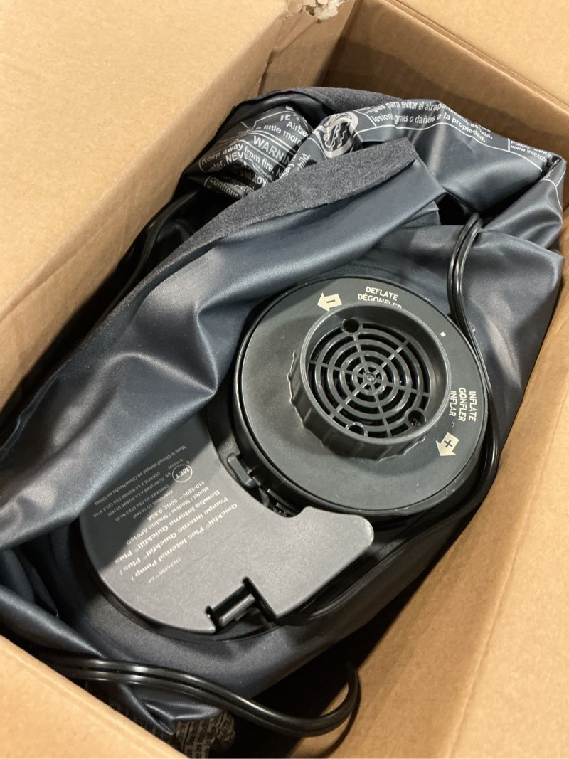 Condition photo showing As Is for intex dura-beam standard pillow rest air mattress: fiber-tech twin