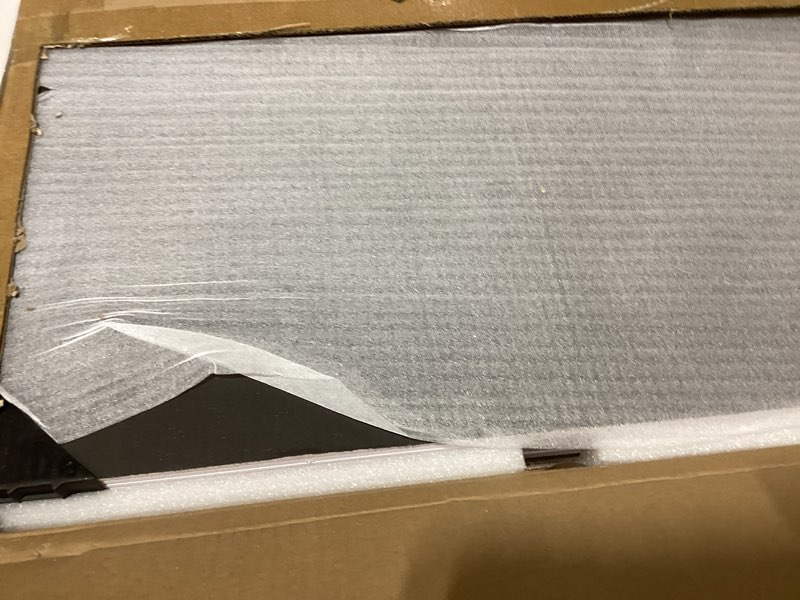 Condition photo showing As Is for Art3d Acoustic Drop Ceiling Tiles 2x2ft 12-Pack, Soundproof Panels 24x24 for Wall Coverings, White 24*24 White - Acoustic 12