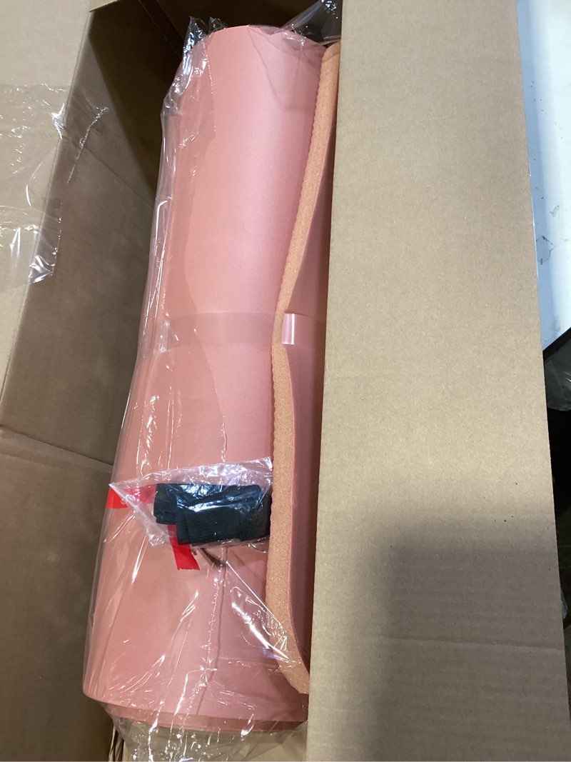 Condition photo showing Good Condition for retrospec solana yoga mat 1" thick w/nylon strap for men & women - non slip exercise mat for home yoga, pilates, stretching, floor & fitness workouts rose 1 inch