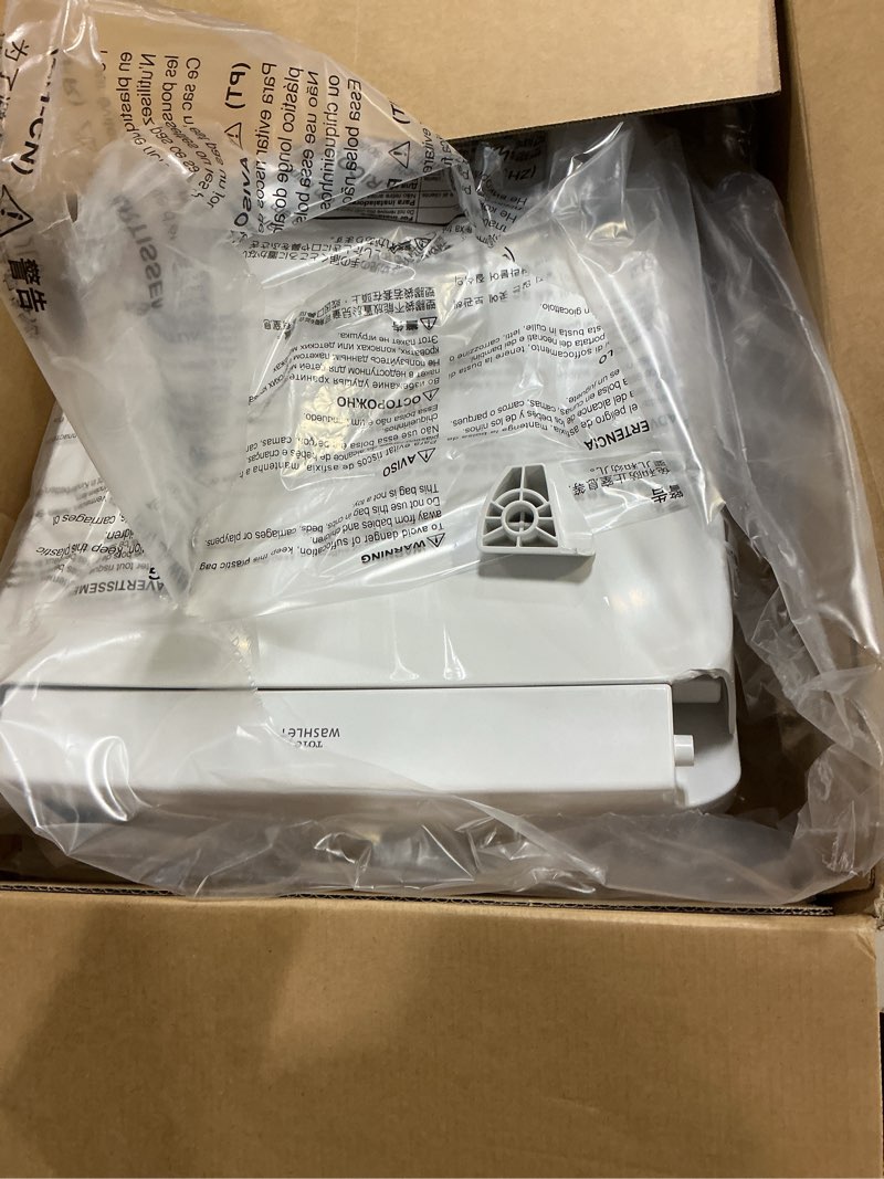 Condition photo showing As Is for TOTO® WASHLET® KS5 Electronic Bidet Toilet Seat with Instantaneous Water Heating, Self-Cleaning Wand