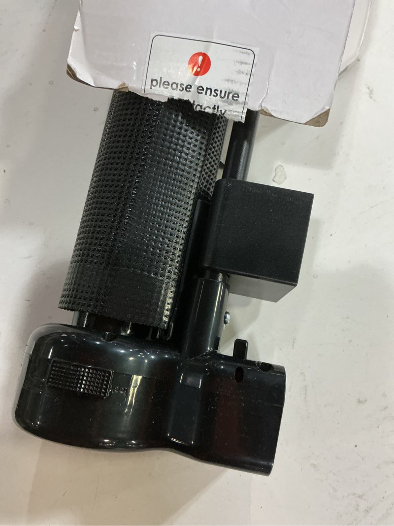 Condition photo showing As Is for Short Dog Gate 0"-39" Wide Narrow Baby Gate 24” Tall Retractable Short Pet Gate to Step Over Short Baby Gate for Doorway, Low Pet Gate Indoor Doggie Gates Mesh Puppy Gate for Stairs, Black Black 24" Tall x 39" Wide