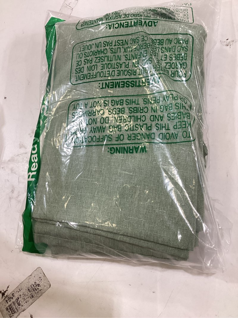 Condition photo showing Good Condition for maxmill tablecloth stain resistant waterproof wrinkle resistant spillproof washable soft slubby texture table cloth for dining room, banquet parties event dinner, rectangle 60 x 140 inch, sage green 140" x 60" (rectangular) sage green