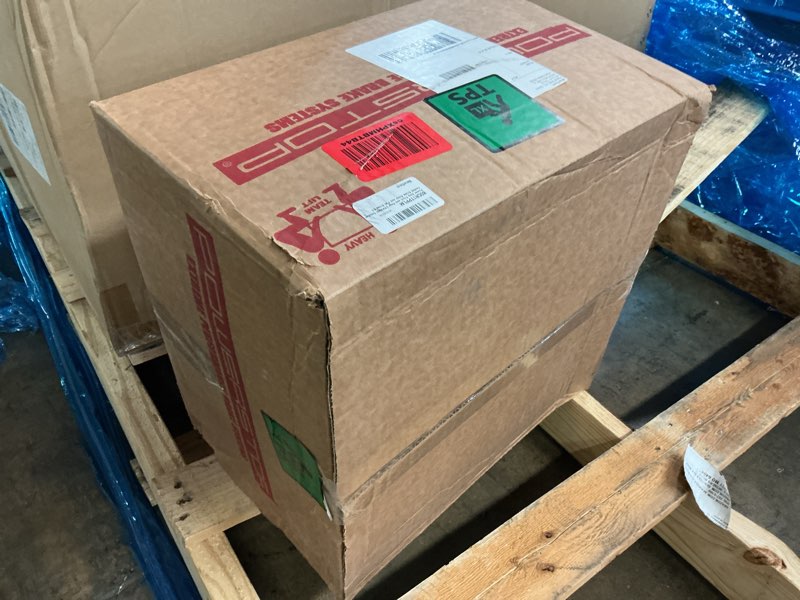 Condition photo showing New/Like New for Power Stop Front and Rear CRK8800 Geomet Coated Brake Rotor and Pad Brake Kit