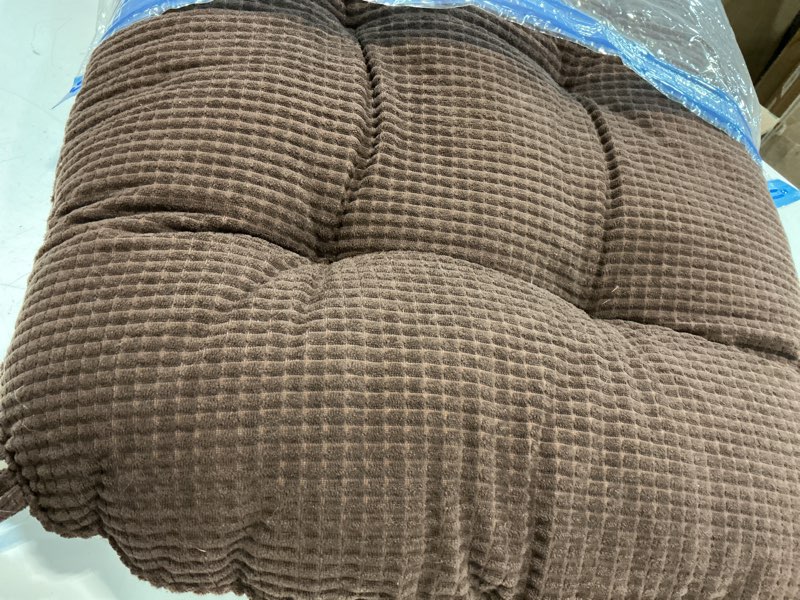 Condition photo showing Good Condition for AddGrace Chair Cushions for Dining Chairs Soft Kitchen Seat Cushions 18" x 18" x 3" Non-Slip Seat Pads Coffee Set of 4 4 Coffee
