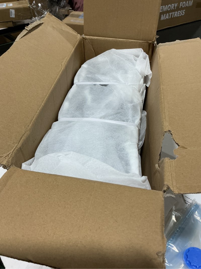 Condition photo showing New/Like New for ahpmeoa 6pcs wedge pillow set for after surgery, bed wedge pillow post surgery, bed pillows for sitting up, sleeping, acid relux, memory foam back pillow, beds wedges & body positioners, white/grey
