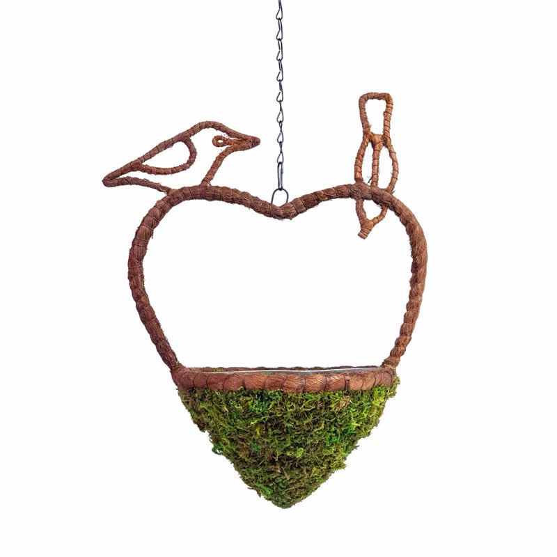 SuperMoss (56903) Woven Bird Feeder, 9.5", Sparrow