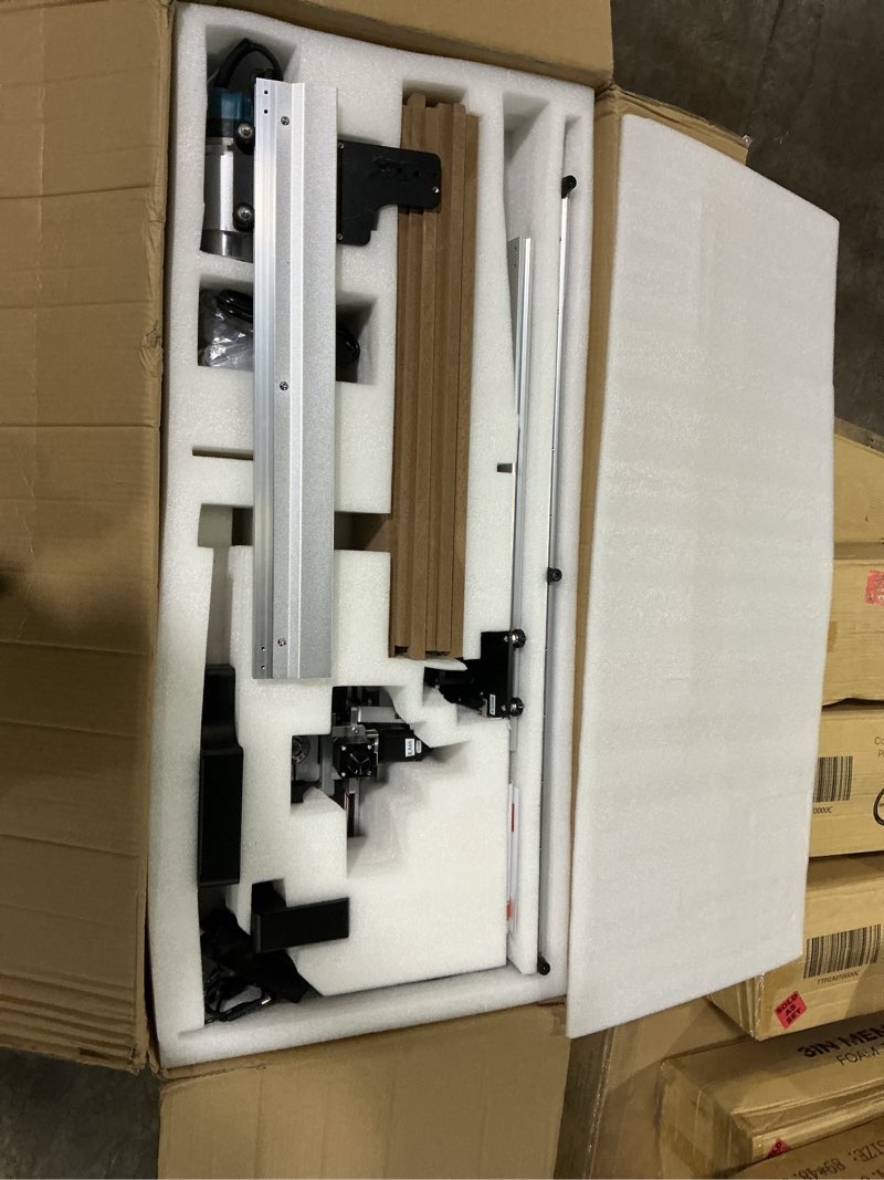 Condition photo showing Good Condition for 8540 CNC Router Machine & ER-11 Collet, 800W Trimmer & Linear Rail Driven with 300W GRBL Control Spindle 3 Axis Engraving ±0.1mm Accuracy Milling Machine Working Area 850 x 400 x 85mm