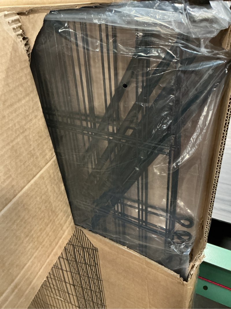 Condition photo showing Good Condition for 5 panels no dig decorative outdoor garden fence for yard, 48 in(h) x 11.8 ft(l) animal barrier fencing rustproof metal wire panel border for dog, rabbits, and patio temporary ground stakes 5 panels-48 in(h) x 13.13 ft(l)