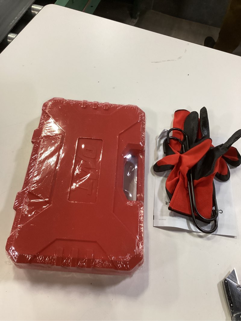 Condition photo showing New/Like New for Orion Motor Tech 24pcs Brake Caliper Tool, Heavy Duty Brake Caliper Compression Tool Caliper Piston Tool for Brake Pad Replacement Reset, with Thrust Bolt Assemblies Retaining Plates 18 Disc Adapters Red