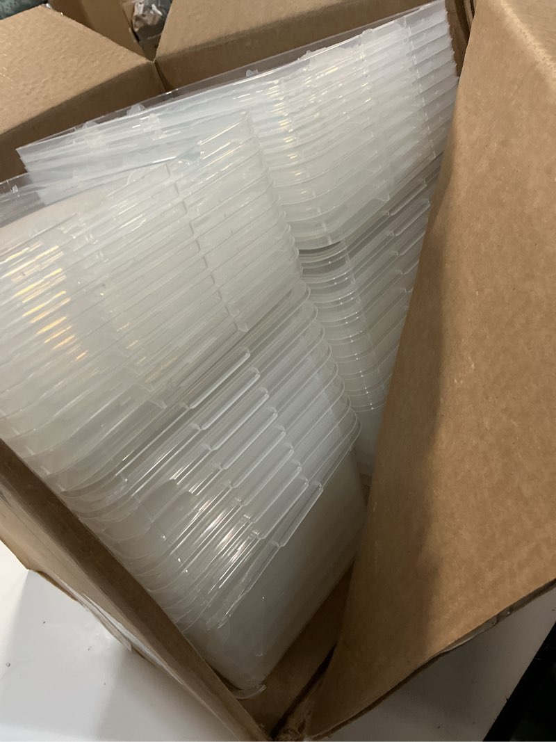 Condition photo showing As Is for IRIS USA 20-Pack Storage Bins with Lids, 6 Quart, Shoe Boxes Clear Stackable Containers Organize Shoes Closet Shelves, Classroom Organization Teacher Tools, Game Storage - BPA-Free Plastic 6 Qt. - 20 Pack