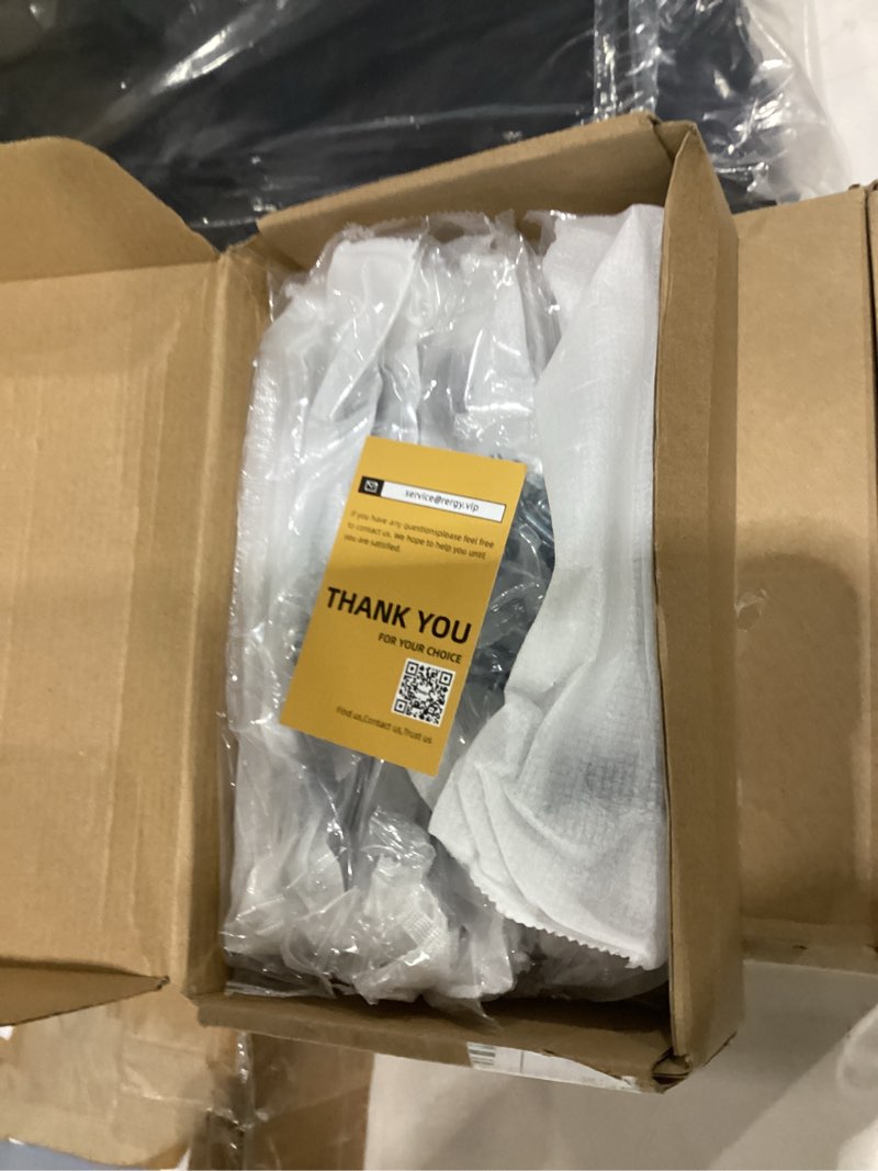 Condition photo showing As Is for Rergy 10 Pack Black Cabinet Handles White Marble Cabinet Pulls 5 Inch Matte Black Cabinet Pulls Kitchen Handles for Cabinets Black&Marble Dresser Drawer Handles 5 Inch(128mm) Hole Centers Hardware 5inch(128mm)Hole Center Marble Grain & Black Square 10