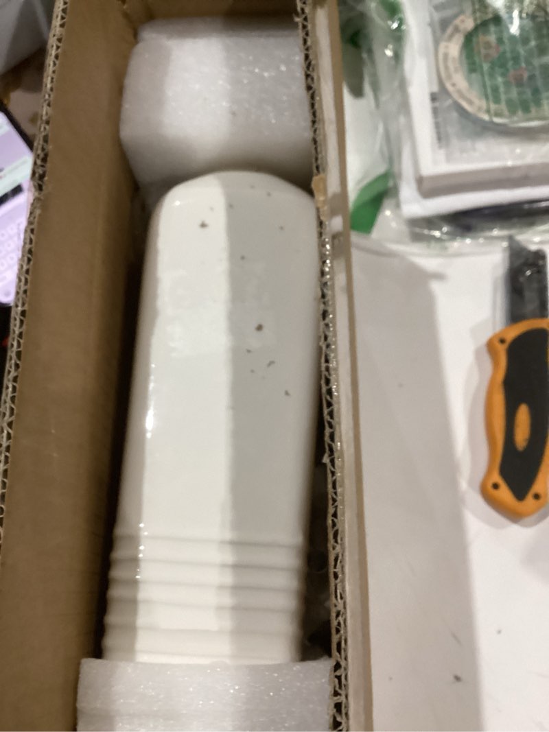 Condition photo showing Good Condition for Olive Oil Dispenser Bottle,2 Pcs 17oz 500ml Glass O il and Vinegar Dispenser Set with 2 Stainless Steel Pourers, 8 Labels,Funnel Vinegar Bottles for Kitchen (Red)