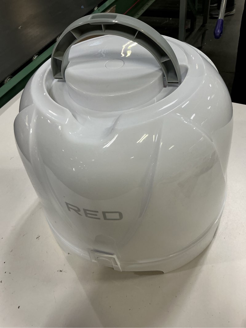 Condition photo showing Good Condition for red by kiss 3000 ceramic tourmaline professional hood dryer, 4 heat settings blow dryer for home & salon, height adjustable convenient big hood size extra coverage