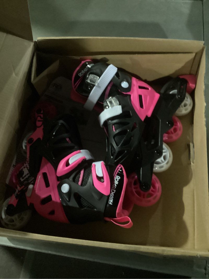 Condition photo showing Good Condition for Roller Derby Tracer Adjustable Inline Skates for Boys, Girls, Kids, Beginners