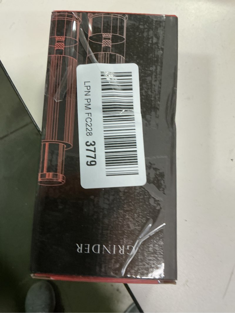 Condition photo showing New/Like New for Stainless Steel Salt and Pepper Grinder Set, Manual Refillable Peppercorn Mills with Push Button, Thumb Grinder, Sliver White 2 PCS NORMAL