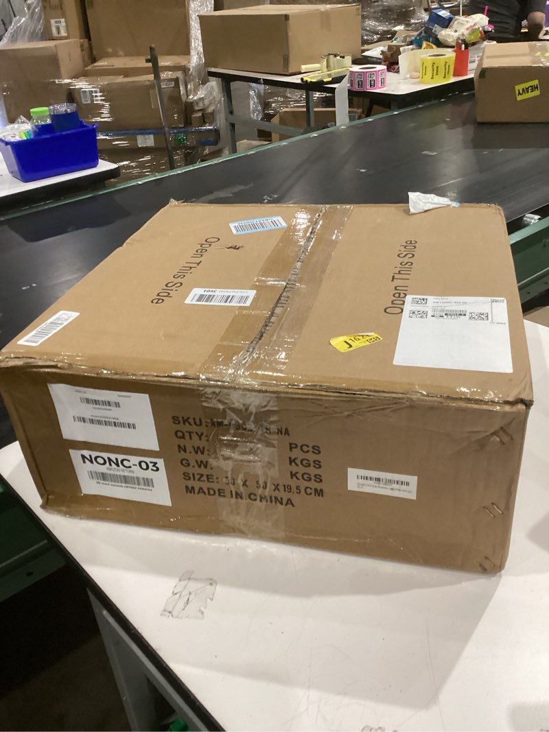 Condition photo showing As Is for Boho Ceiling Fans with Lights, Caged Fandelier Ceiling Fan with light and Remote Control?Coastal Cha