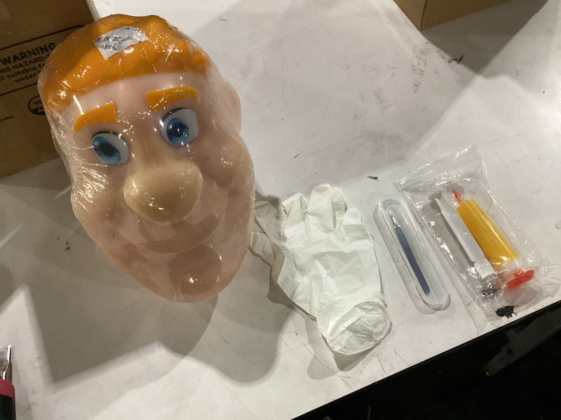 Condition photo showing New/Like New for brenzo 2026 new refillable pimple popping toy – big head squeeze toy with golden hair for stress & anxiety relief, realistic pus burst fidget toy, funny gag gift for adults b-yellow