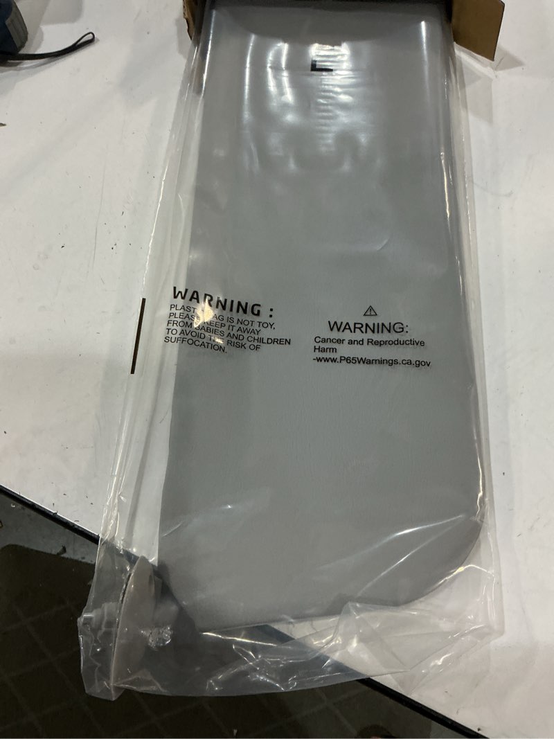 Condition photo showing Good Condition for left driver side sun visor without light for ford e150 e250 e350 van 2009 2010 2011 2012 2013 2014 grey visor assembly, replacement 9c2z-1504105-fa