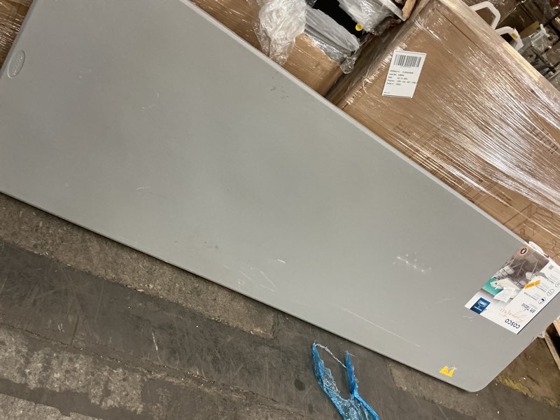 Condition photo showing As Is for cosco folding banquet table