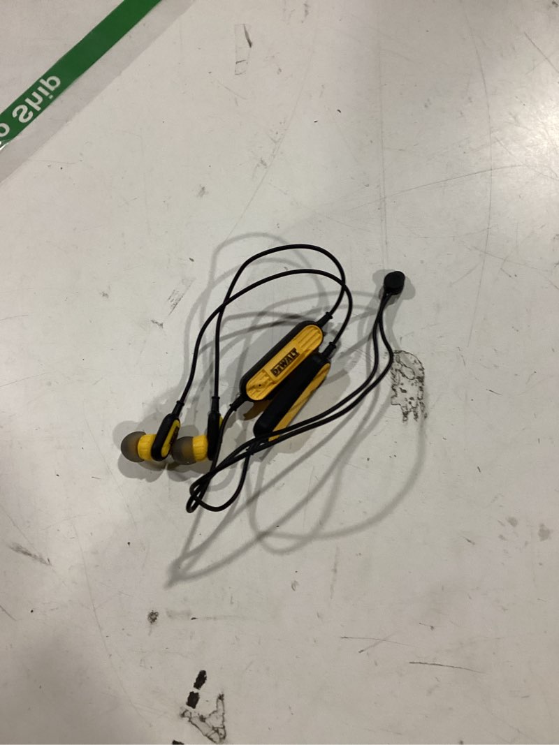 Condition photo showing As Is for DEWALT Dewalt Earbud Wireless Noise Canceling Headphones