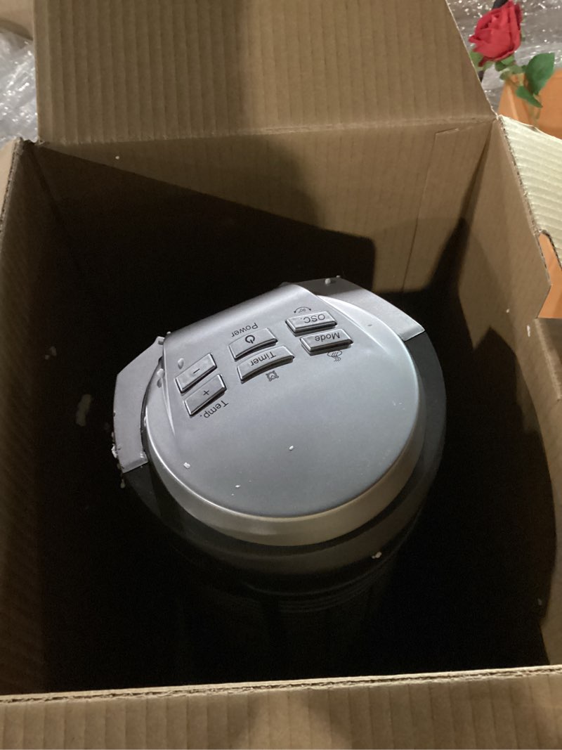 Condition photo showing Good Condition for Comfort Zone 1500W Oscillating Ceramic Tower Space Heater – Portable Electric Heater, Digital Display, Remote Control, 80° Oscillation & 12H Timer – Tip-Over & Overheat Protection for Home & Bedroom