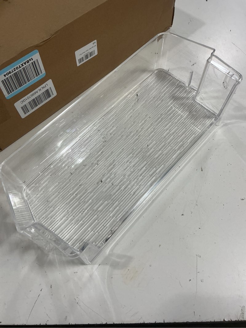 Condition photo showing Good Condition for oem w11174793 refrigerator door shelf bin compatible with whirlpool amana kenmore maytag, replaces w11034658 w10910090 4585666 ap6285464 ps12348327 eap12348327