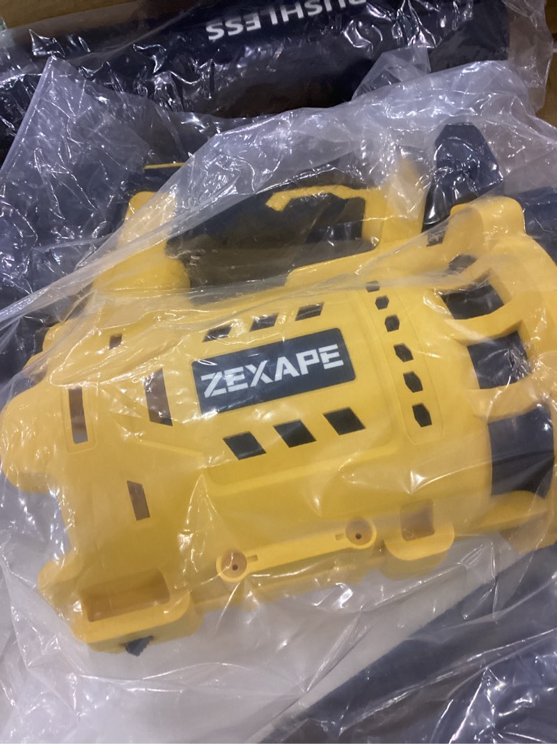 cordless leaf blower for dewalt 20v max battery, 480 cfm electric blower with brushless motor, 6 var