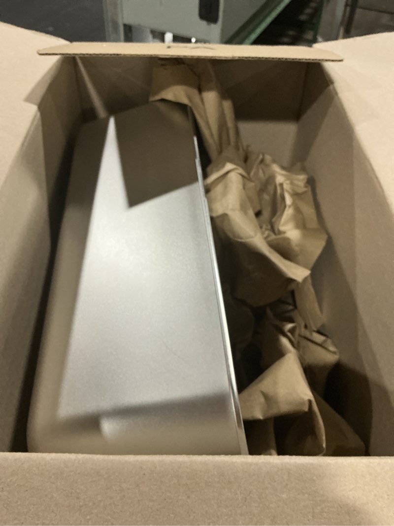 Condition photo showing As Is for stainless steel litter box, 20"x14"x6" large metal cat litter box | easy to clean, non stick no smell,steel litterbox for adult cats/kitty 1 pack-large: 19.68x13.77x6 inch