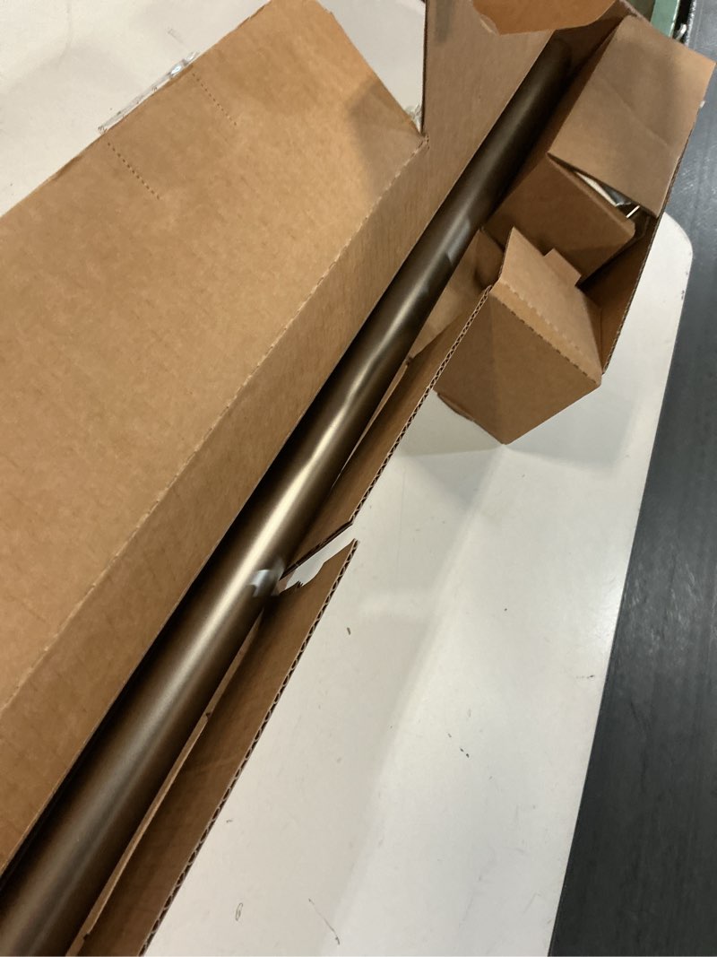 Condition photo showing Good Condition for ivilon drapery treatment window curtain rod - square design 1 1/8 rod. 28 to 48 inch. satin nickel 28 to 48 in.