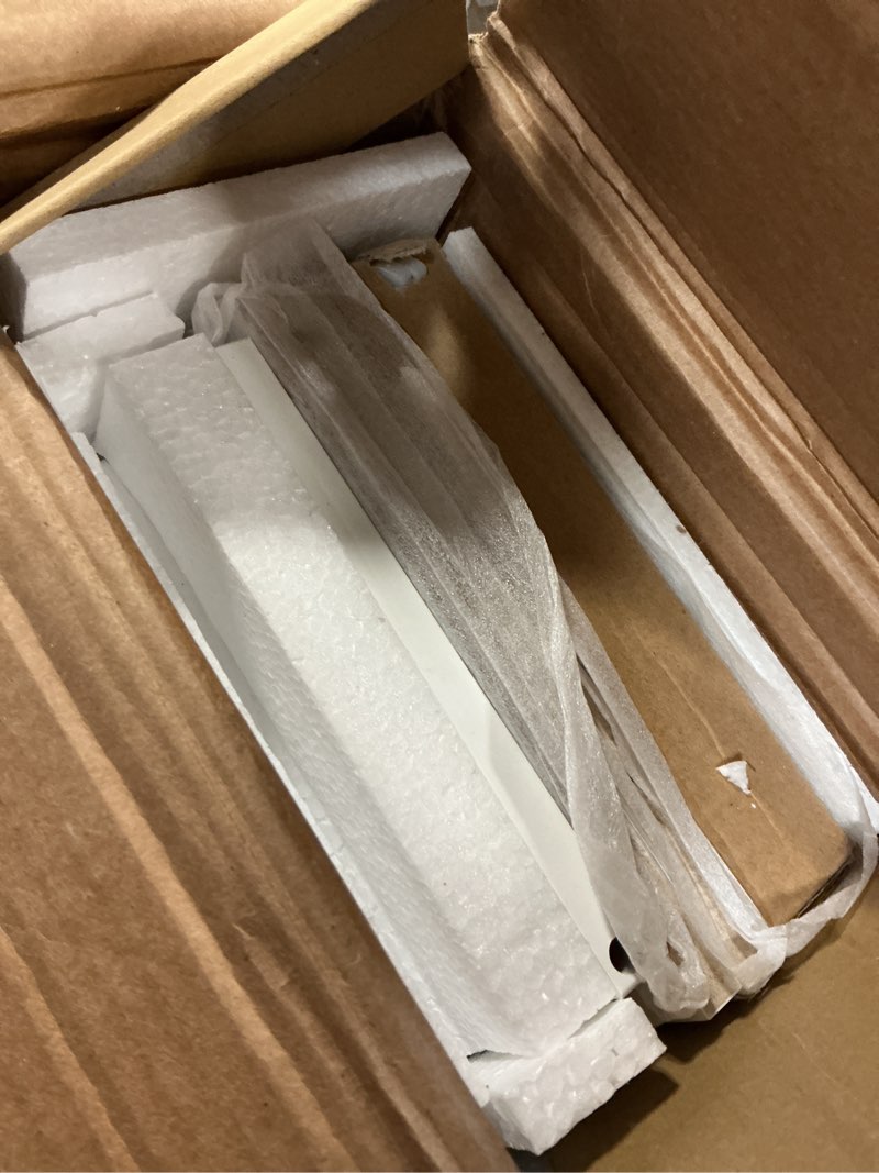 Condition photo showing Good Condition for SoBuy Bathroom Narrow Storage Cabinet, Skinny Tall Unit with Adjustable Shelves Slender, Bathroom Organizers and Storage, Anti-Tipping Floor Standing Cupboard Laundry Room, White BZR34-W