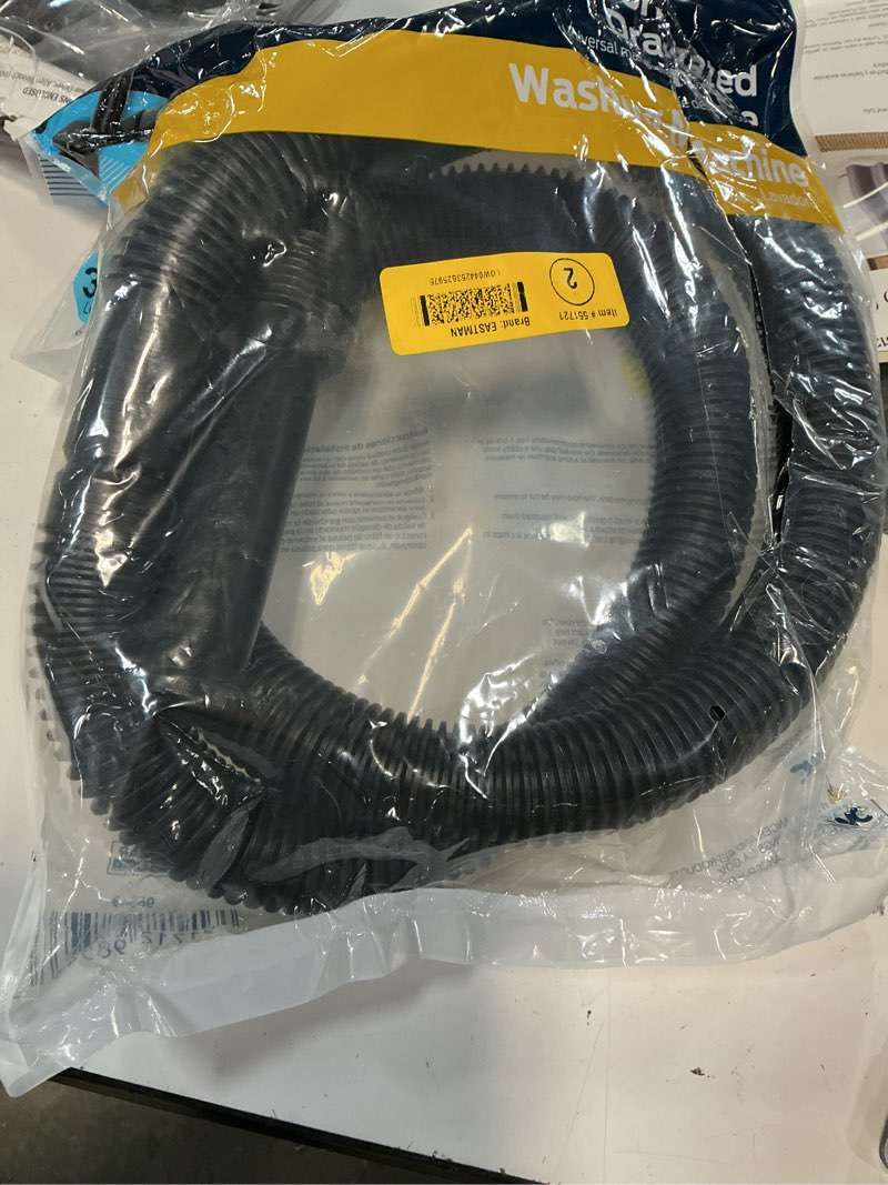 Condition photo showing Good Condition for eastman 6-ft 1, 1-1/8, or 1-3/8-in od inlet x 1-in compression outlet polypropylene washing machine drain hose