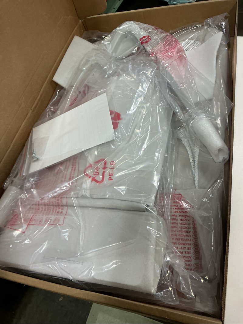 Condition photo showing Good Condition for Baby Bouncer for Newborns 0-12 Months: 0-5 Years Portable Infant Seat with Soft Grey Fabric, Adjustable Recline & 3-Point Harness, Supports Up to 60 lbs