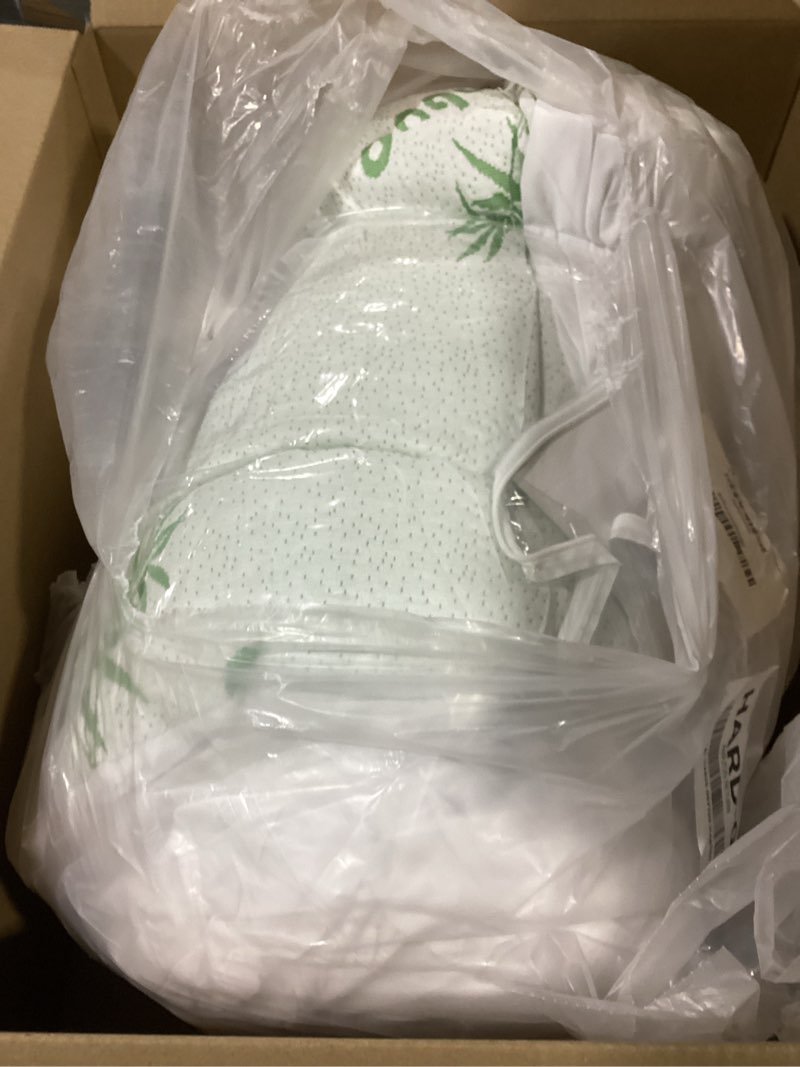 Condition photo showing Good Condition for Ultra Soft Full Size Mattress Topper - Viscose Made from Bamboo Pillow Top Mattress Pad for Back Pain Relief - Naturally Cooling for Hot Sleepers, Green Green Full