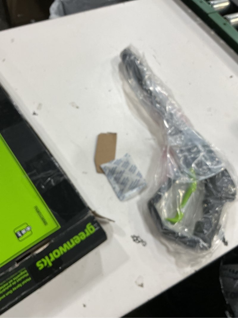 Condition photo showing As Is for greenworks (metal) replacement spray gun (2300 psi) pressure washer wand spray gun (up to 2300 psi) (missing parts)